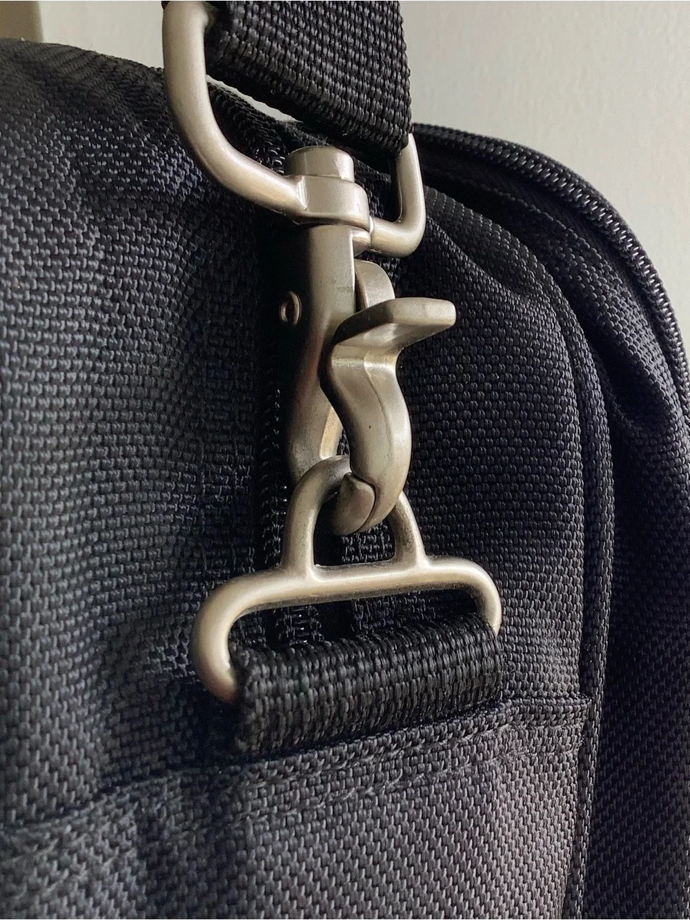Men's Black Travel Carry on Bag. Ballistic Nylon. (By Tumi)